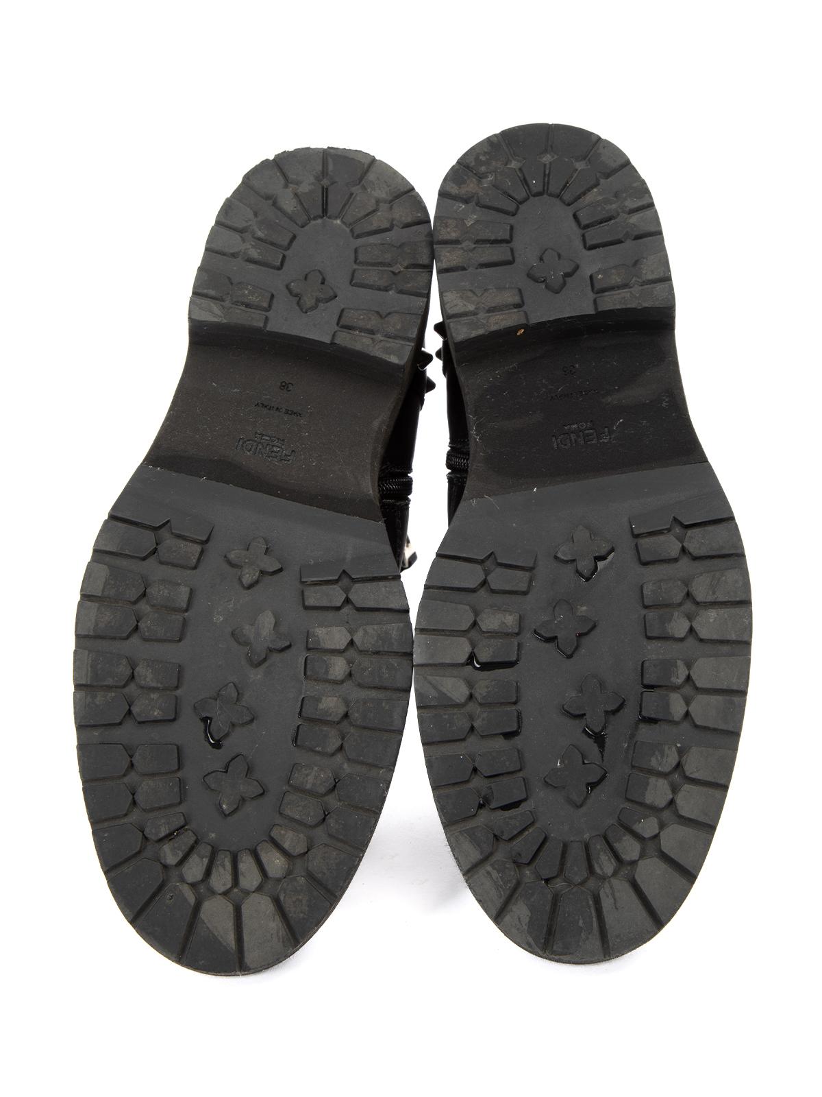 Fendi Women's Buckle Detail Ankle Boots 2
