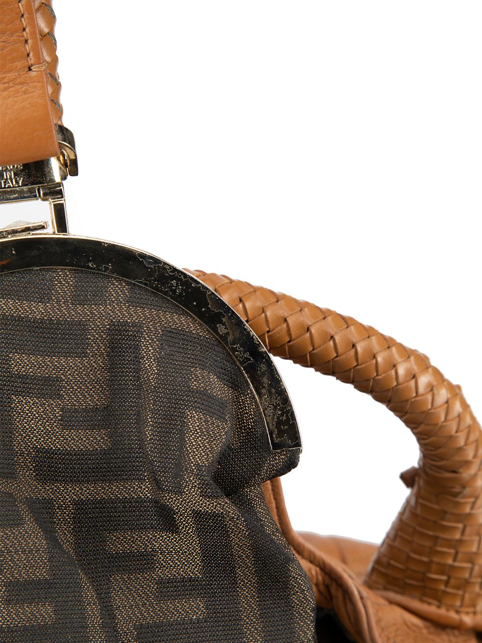 Fendi Women's Camel Leather Spy Hobo Bag 3