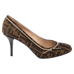 Fendi Women's Monogram Court Heel Shoes