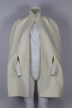 Fendi Wool And Silk Blend Cape It 42 Uk 10