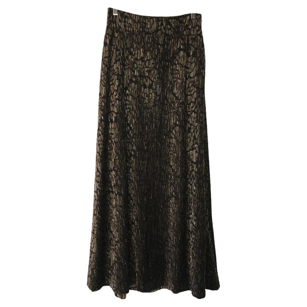 Fendi Wool Felt Skirt For Sale at 1stDibs
