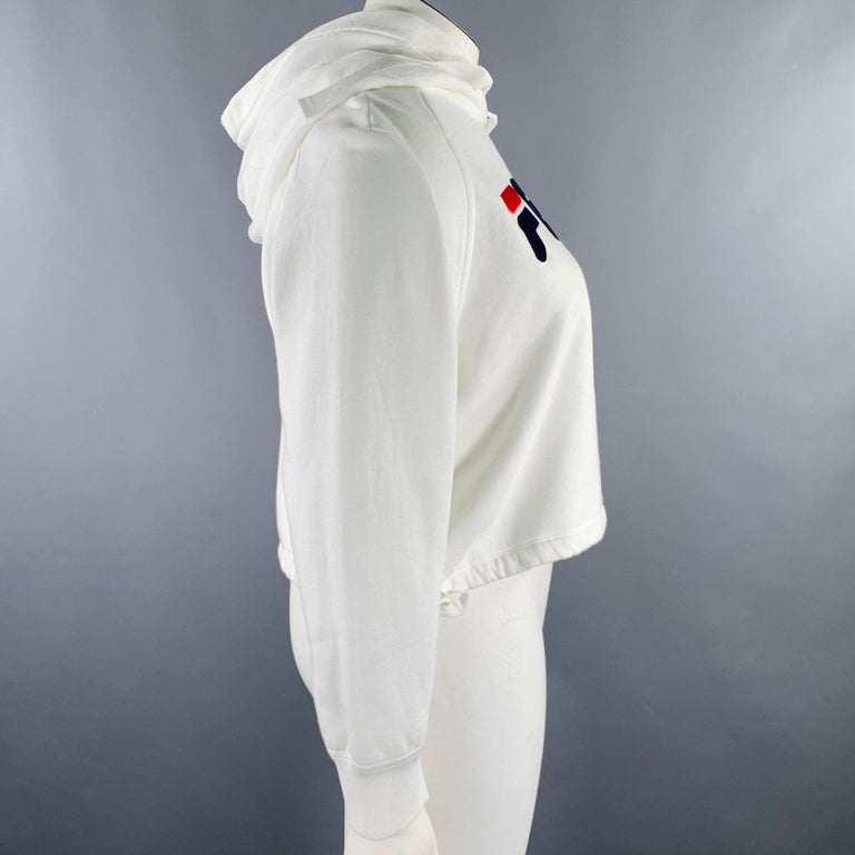 Clothing Red Fendi Hoodie FENDI X FILA 2018 Size L White Black Red