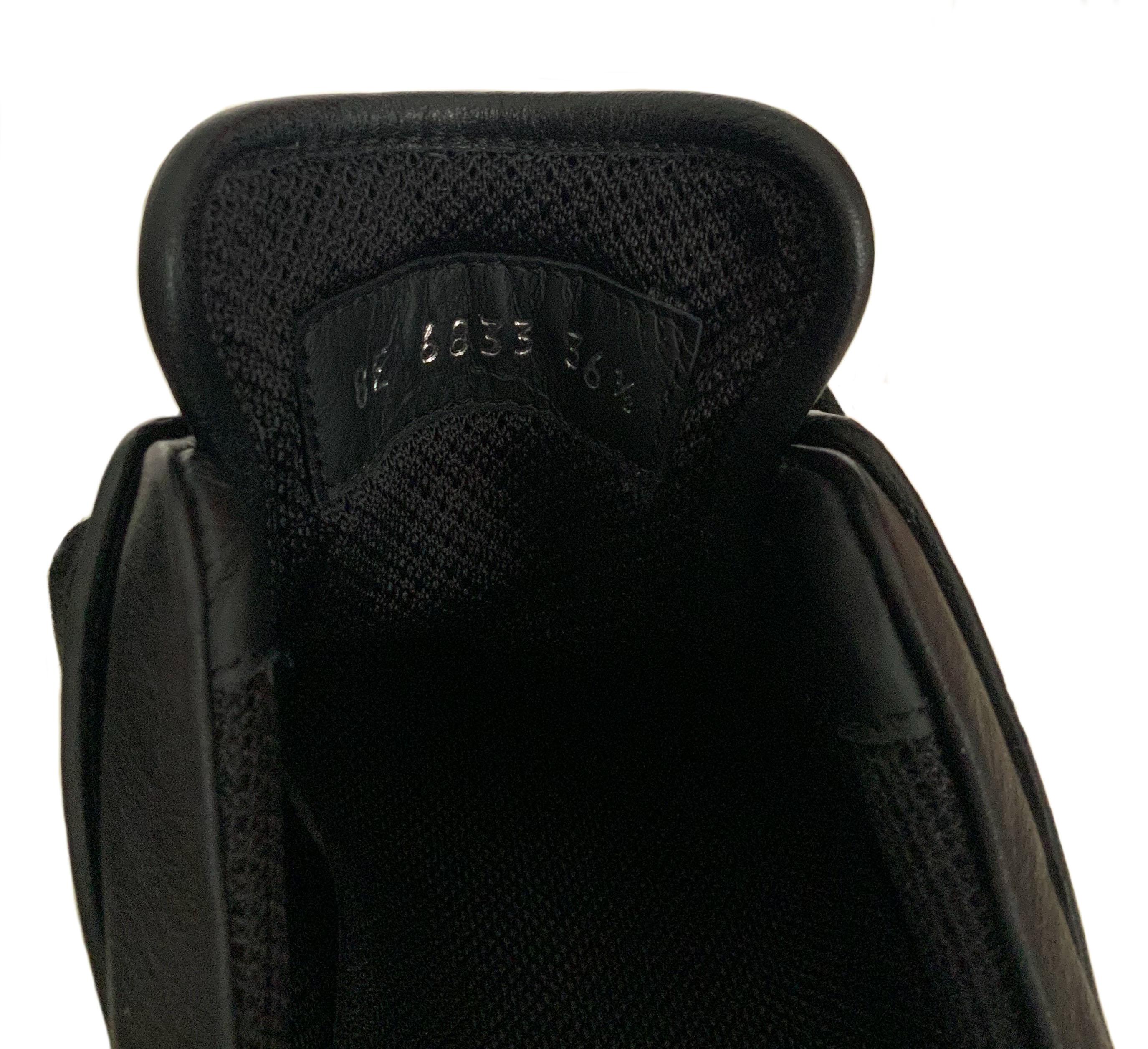 Fendi x Fila Black Leather Fila Mania Platform Sneakers 2