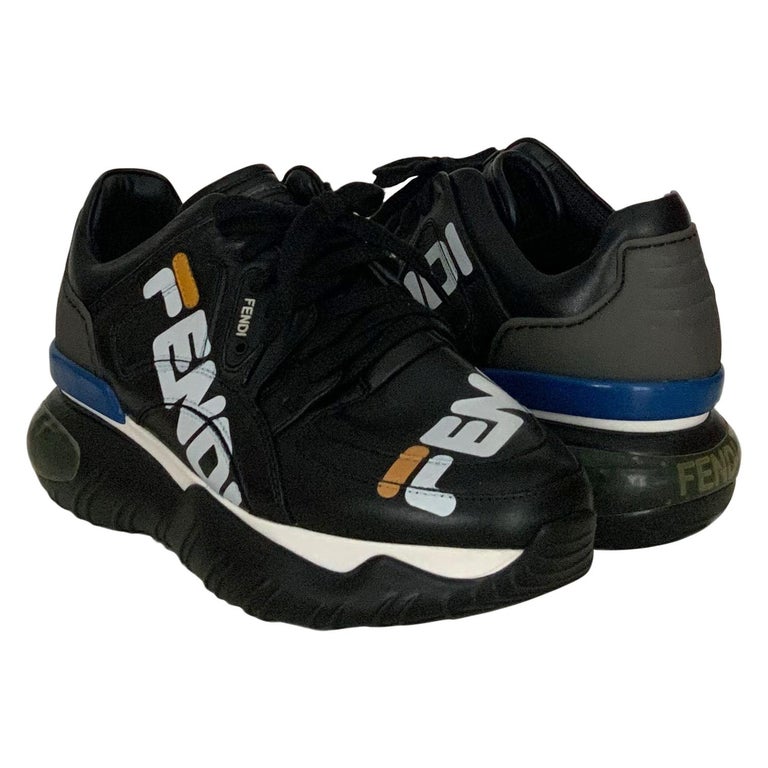 meel Aanpassen Vereniging Fendi x Fila Black Leather Fila Mania Platform Sneakers at 1stDibs | fendi  fila sneakers, fendi fila boots, fendi fila shoes