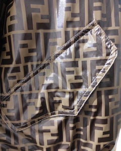 Fendi x Fila Reversible Jacket FF Logo Brown