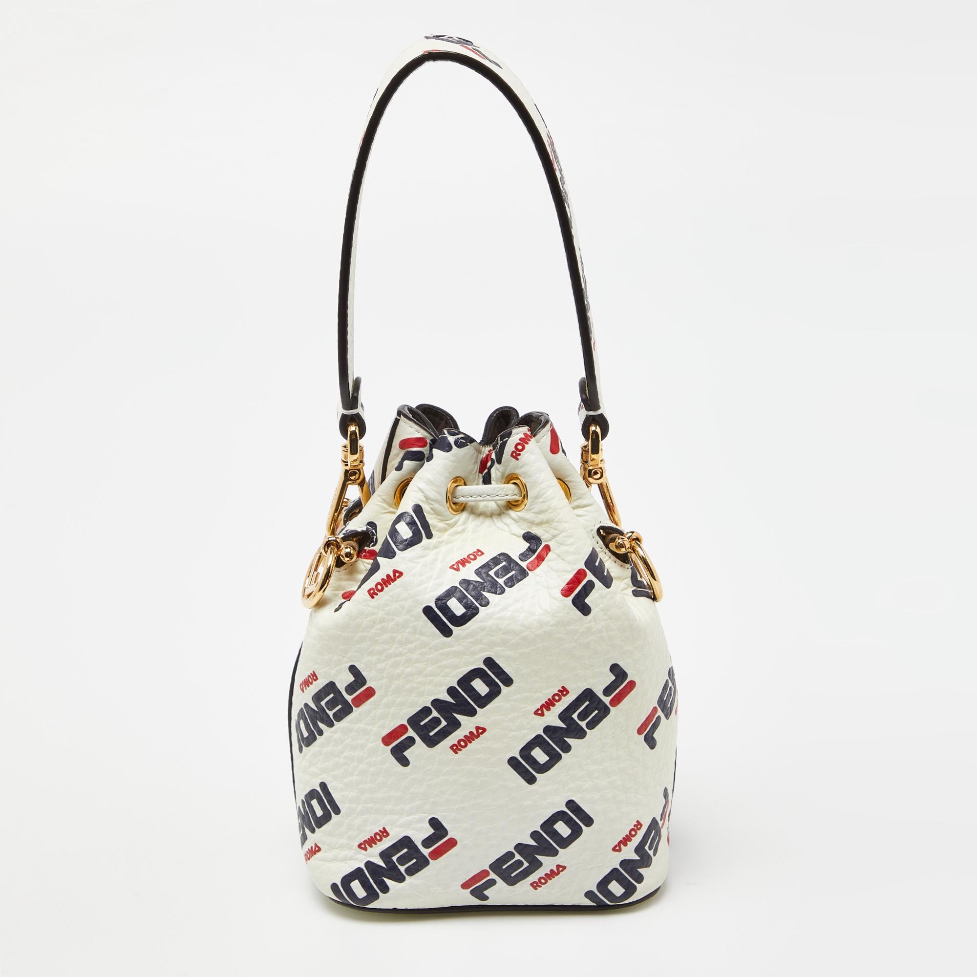 Indulge in luxury with this Fendi bucket bag. Meticulously crafted from premium materials, it combines exquisite design, impeccable craftsmanship, and timeless elegance. Elevate your style with this fashion accessory.

Includes: Original Dustbag,