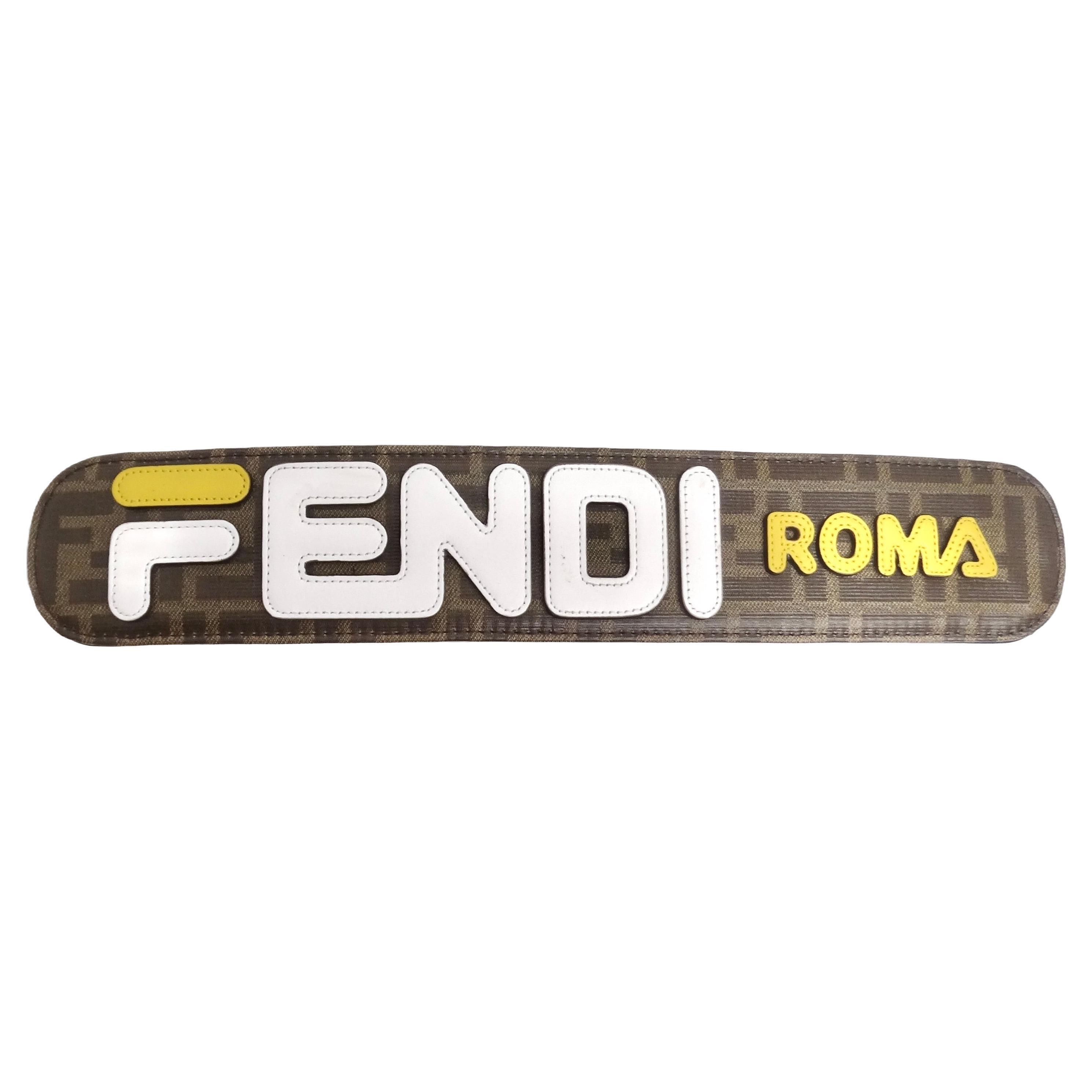 Fendi x Fila Zucca Strap Cover For Sale