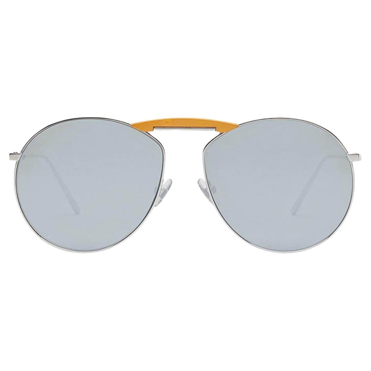 FENDI x GENTLE MONSTER silver GENTLE FENDI ROUND Sunglasses FF 0368/S