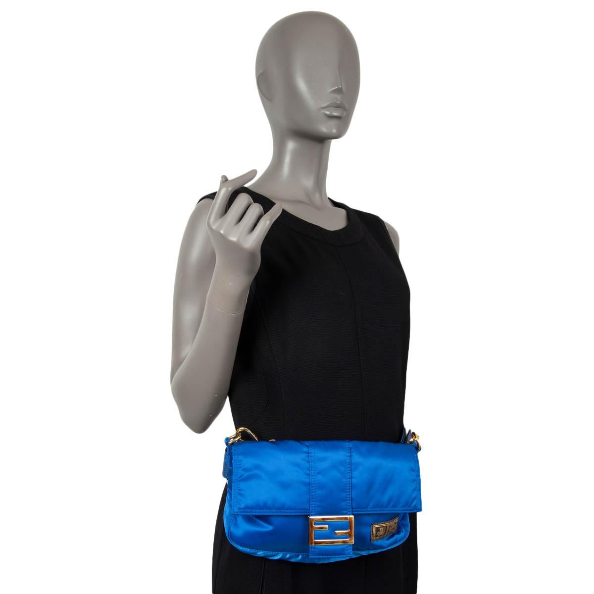 FENDI x PORTER electric blue nylon ULTRA PERFORMANCE BAGUETTE Bag 1