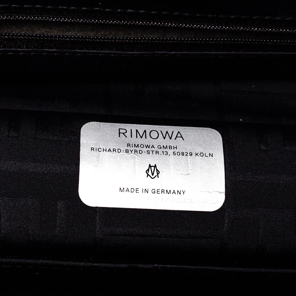 Men's Fendi x Rimowa Zucca FF Logo Aluminum Rolling Suitcase