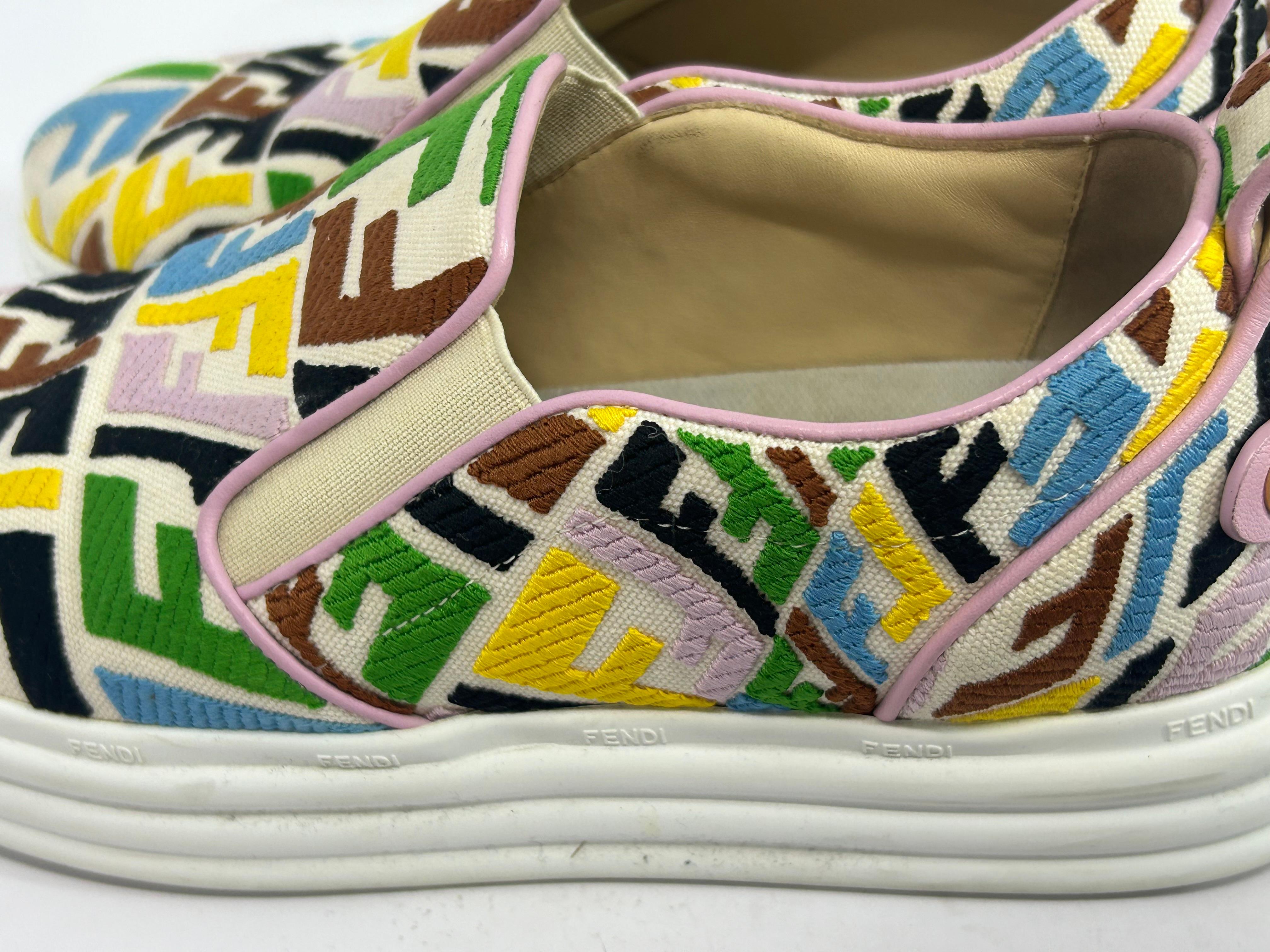 Fendi X SARA COLEMAN Zapatillas Slip On EU 38 en venta 6
