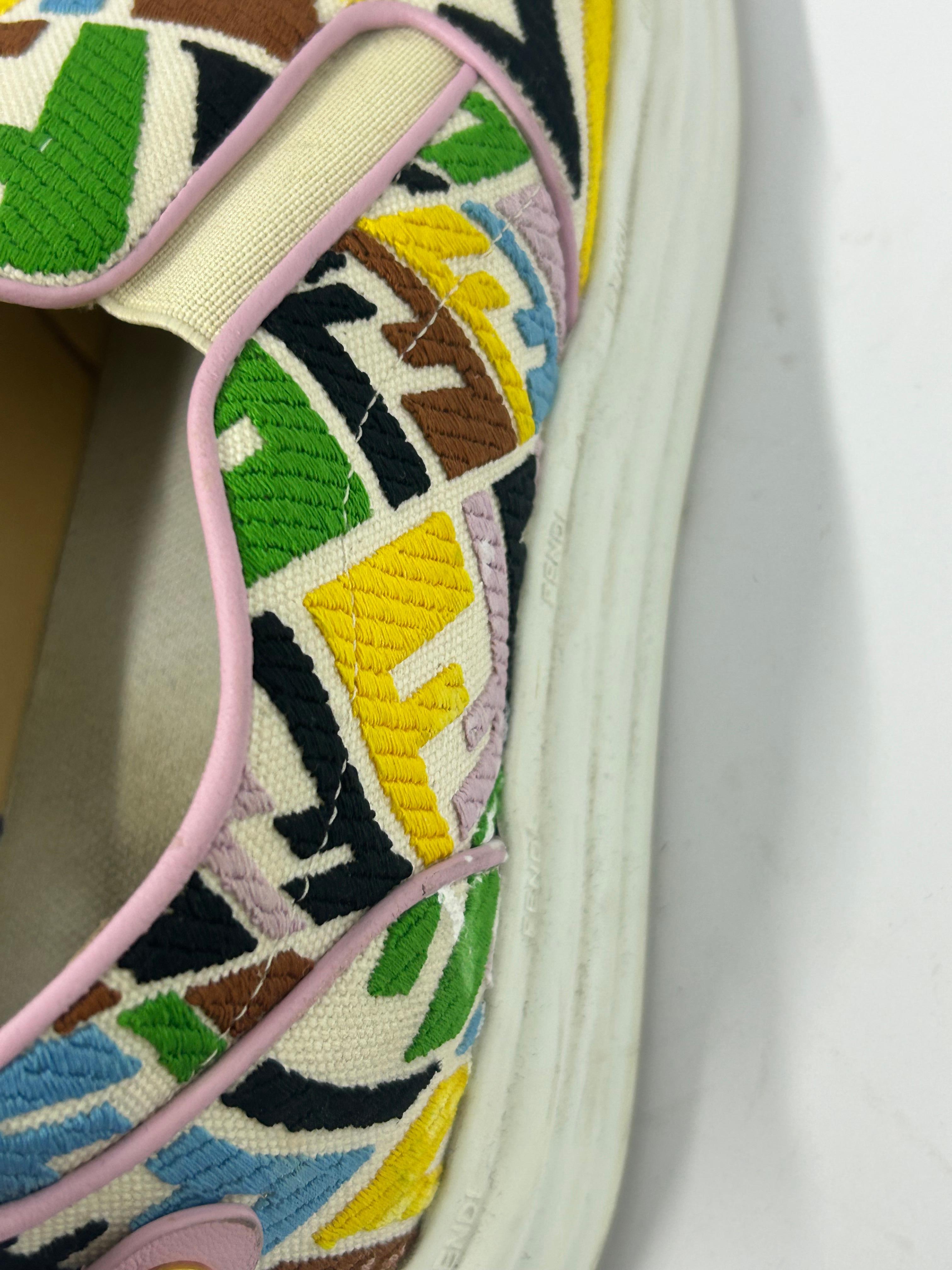 Fendi X SARA COLEMAN Zapatillas Slip On EU 38 en venta 7