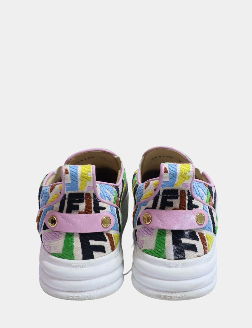 Fendi X SARA COLEMAN Zapatillas Slip On EU 38 Gris en venta