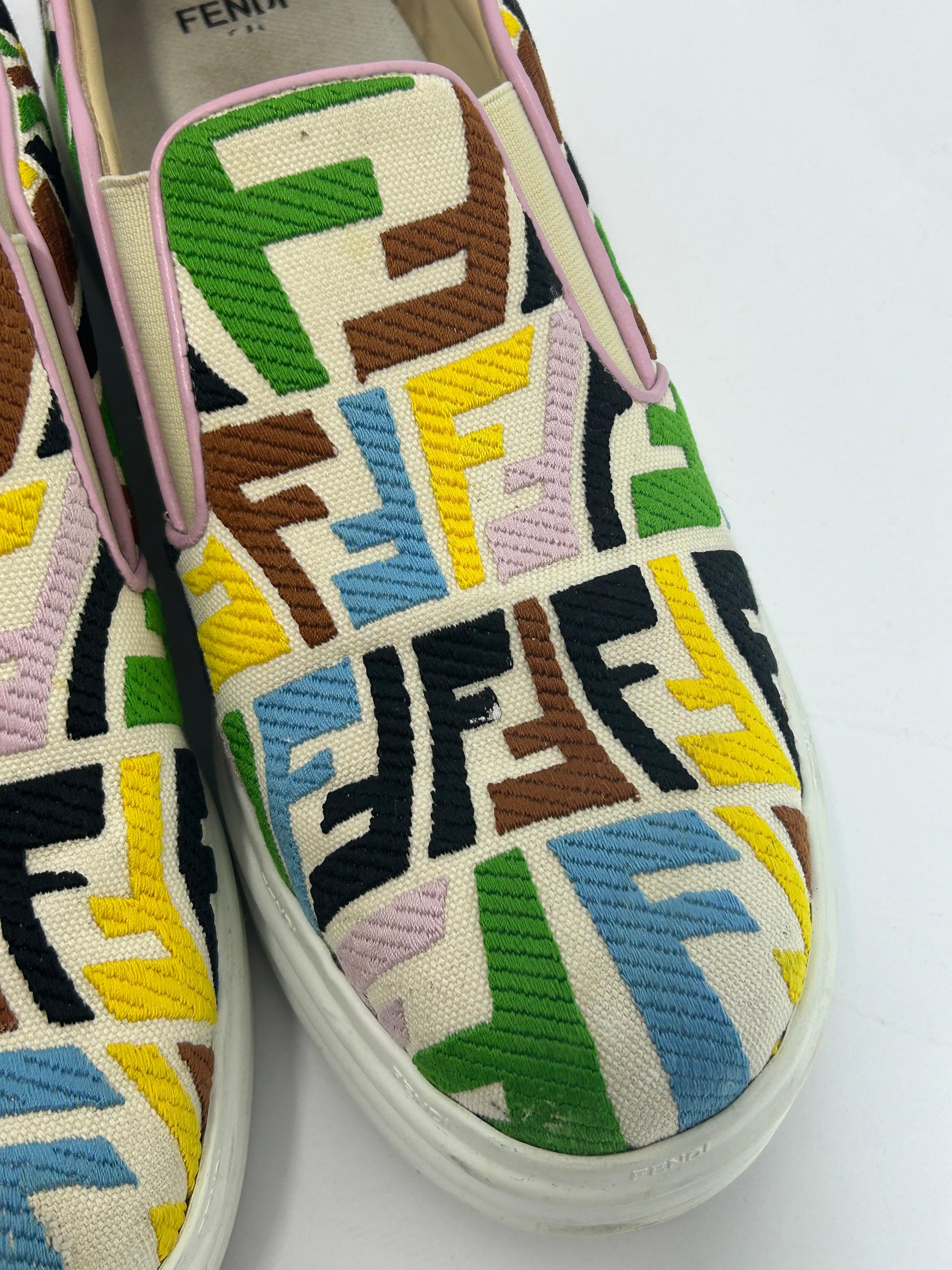 Fendi X SARA COLEMAN Zapatillas Slip On EU 38 en venta 1