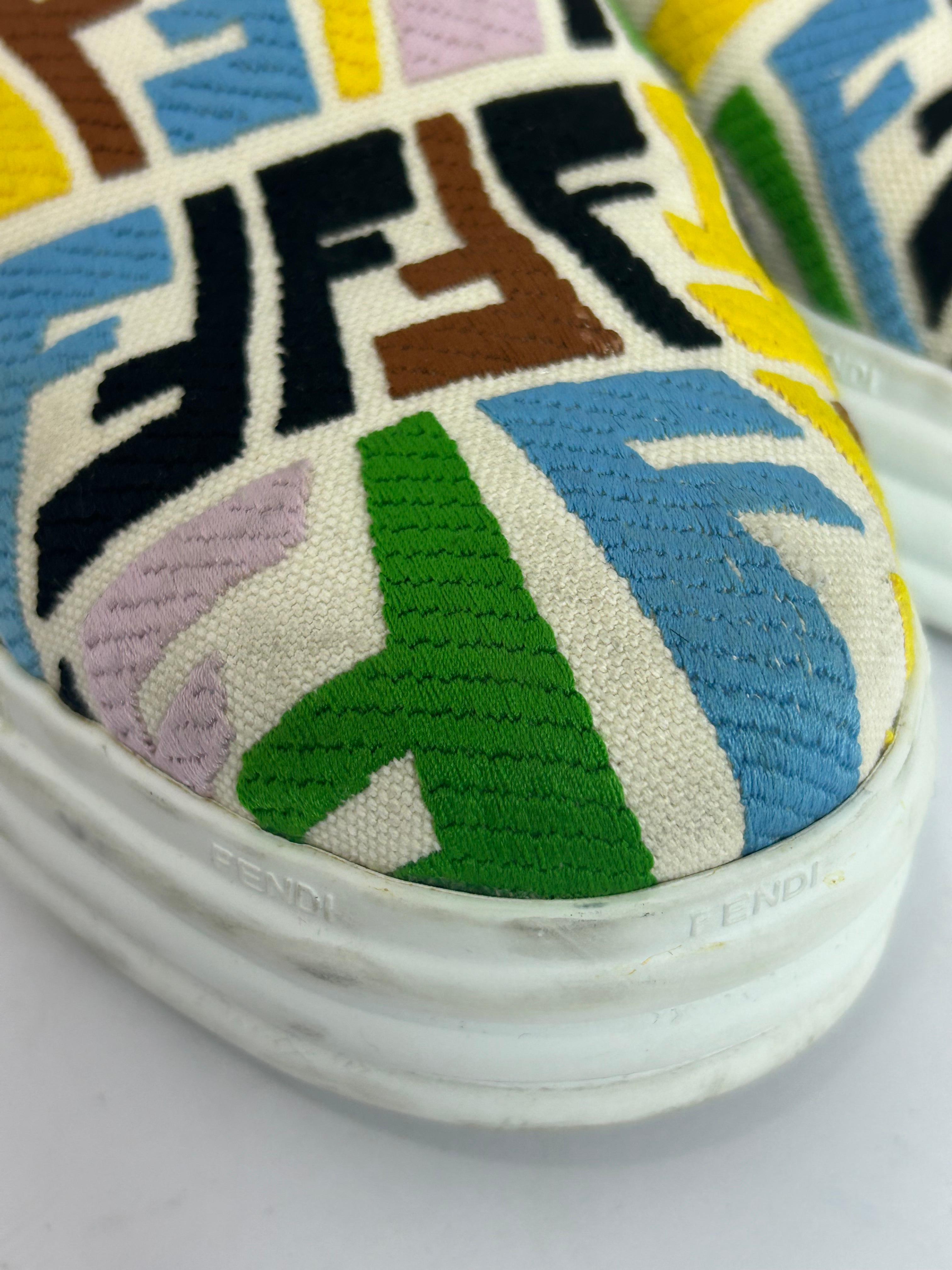 Fendi X SARA COLEMAN Zapatillas Slip On EU 38 en venta 4