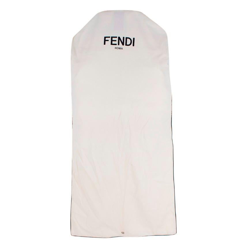 Fendi x Skims White Down Puffer Jacket For Sale 2