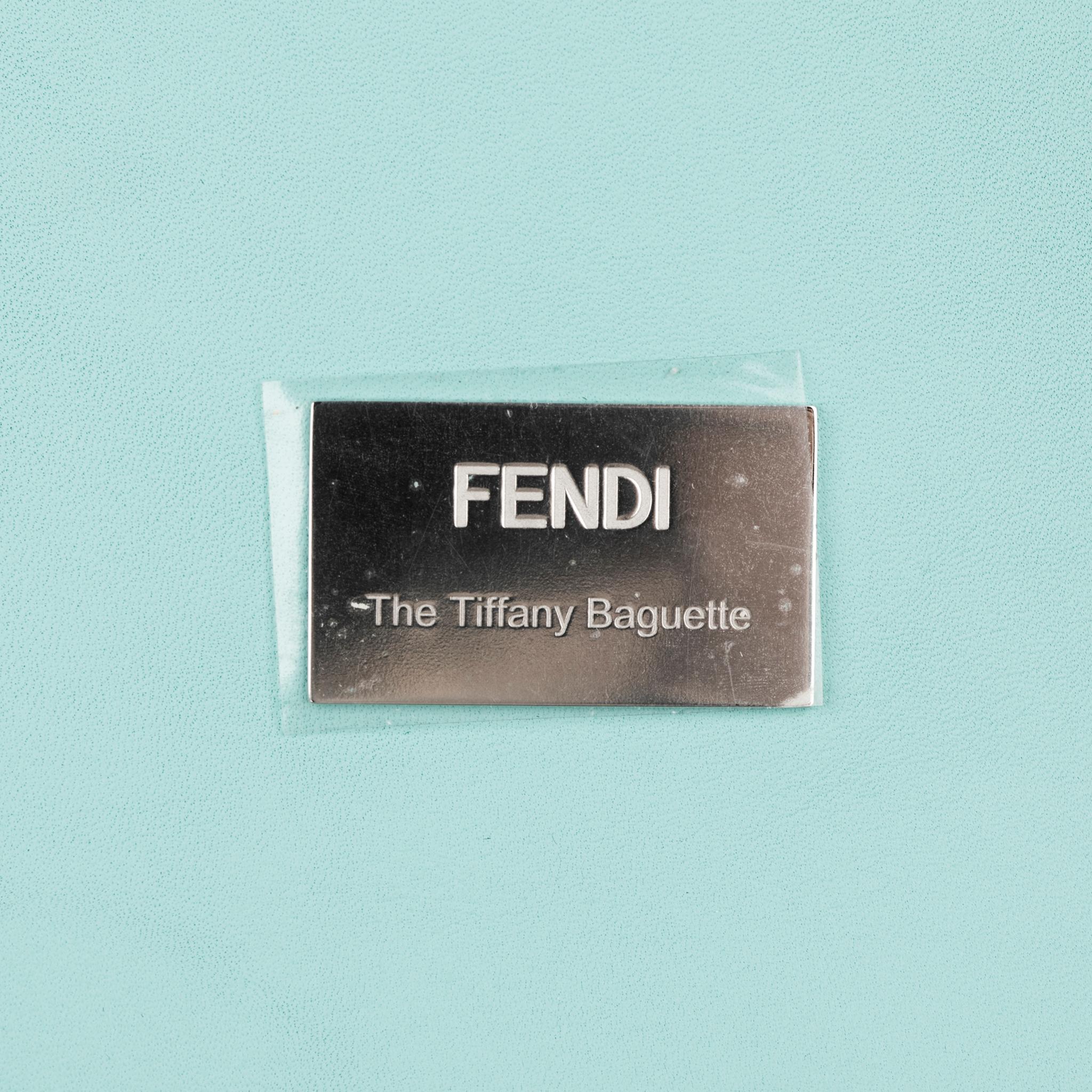 Bolso mediano de piel Fendi X Tiffany & Co. en venta 5