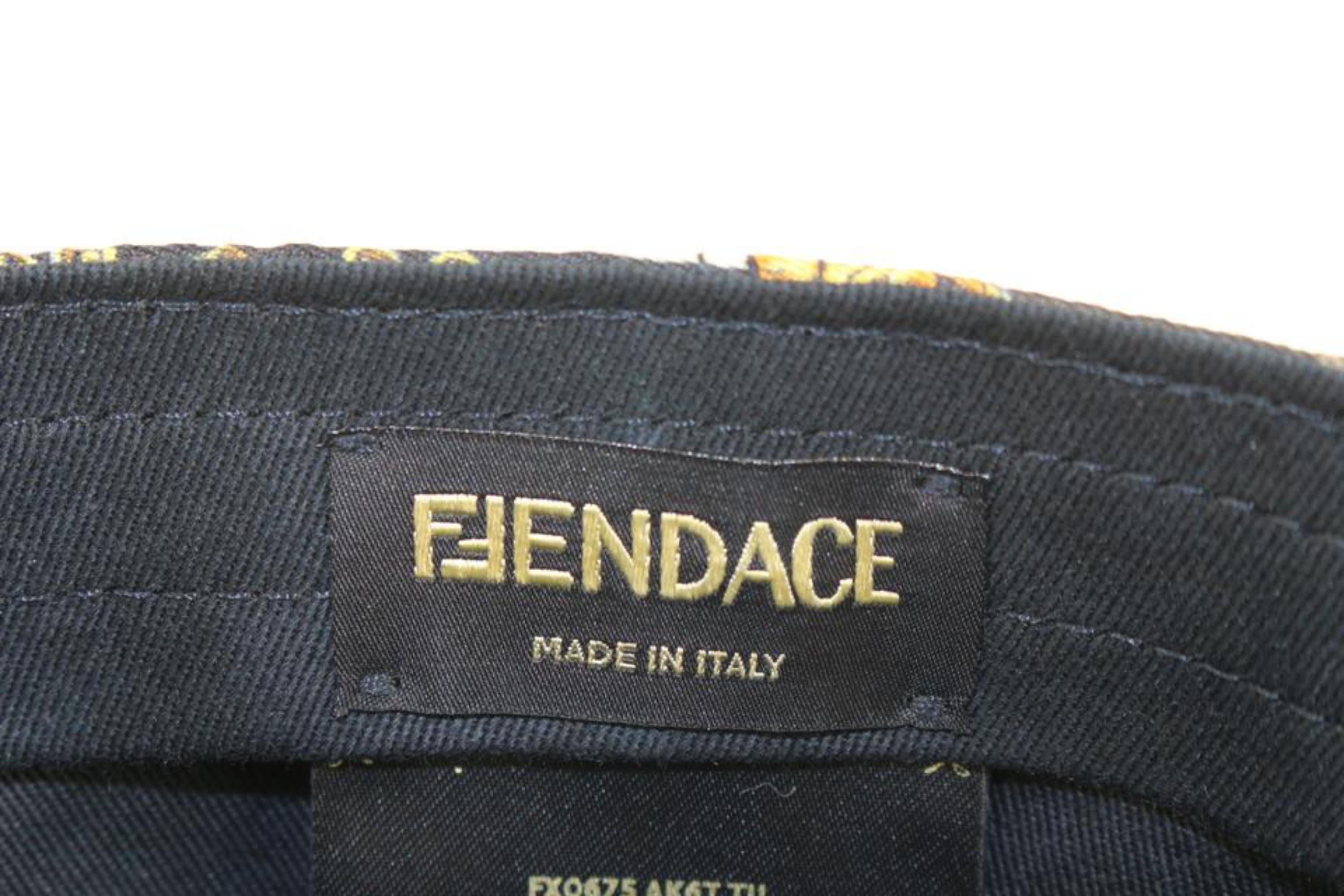 Fendi x Versace 57cm Fendace Baseball Cap Hat 92v516s For Sale 3