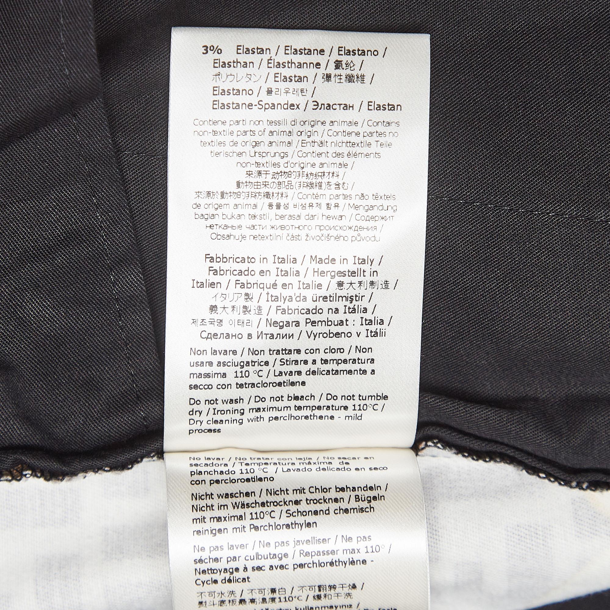 Fendi x Versace Black/Yellow Baroque Print Cotton Bermuda Shorts M 1