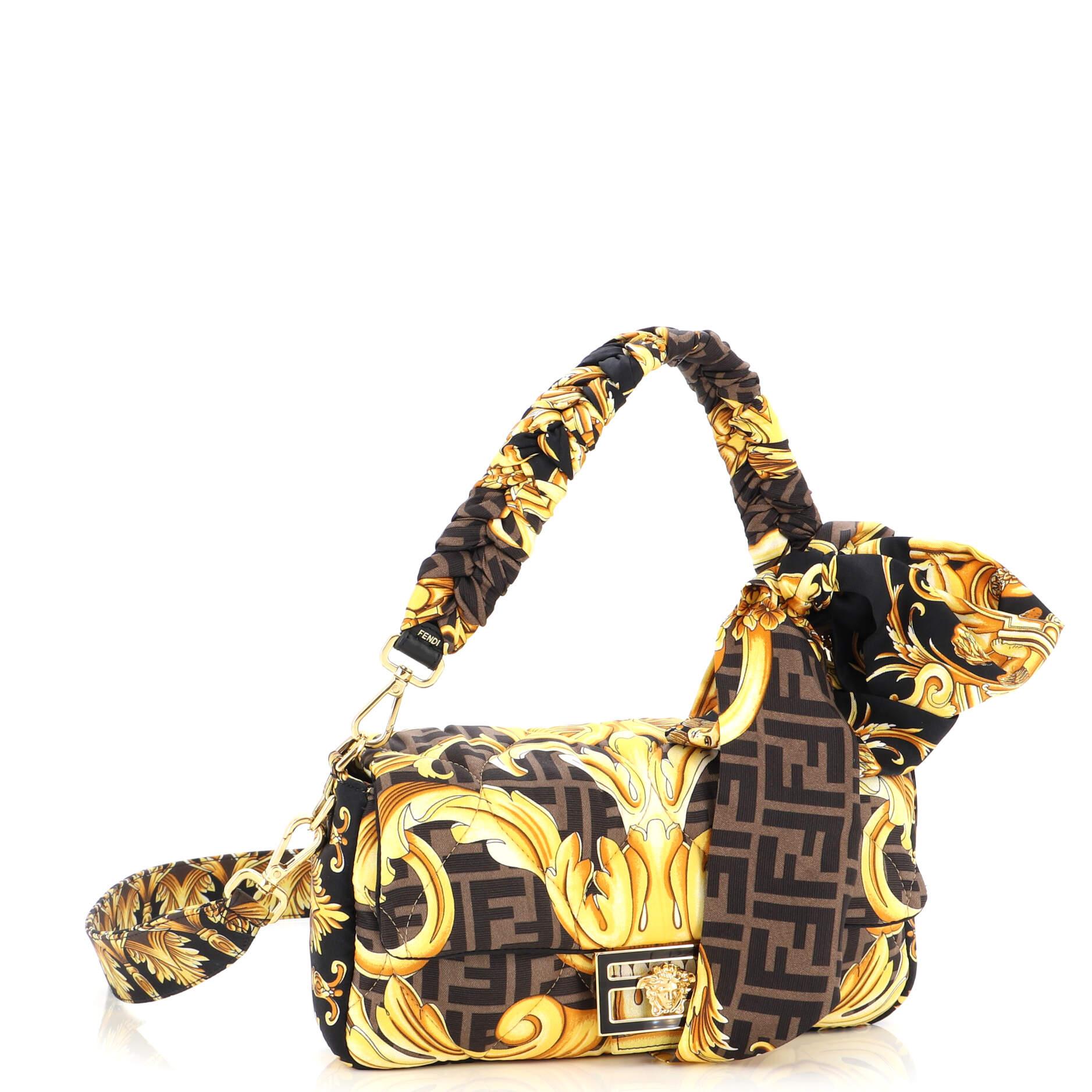 Fendi X Versace Fendace Gradient Crystal Baguette Shoulder Bag at 1stDibs   fendi x versace bag, fendi versace baguette, fendace baguette shoulder bag