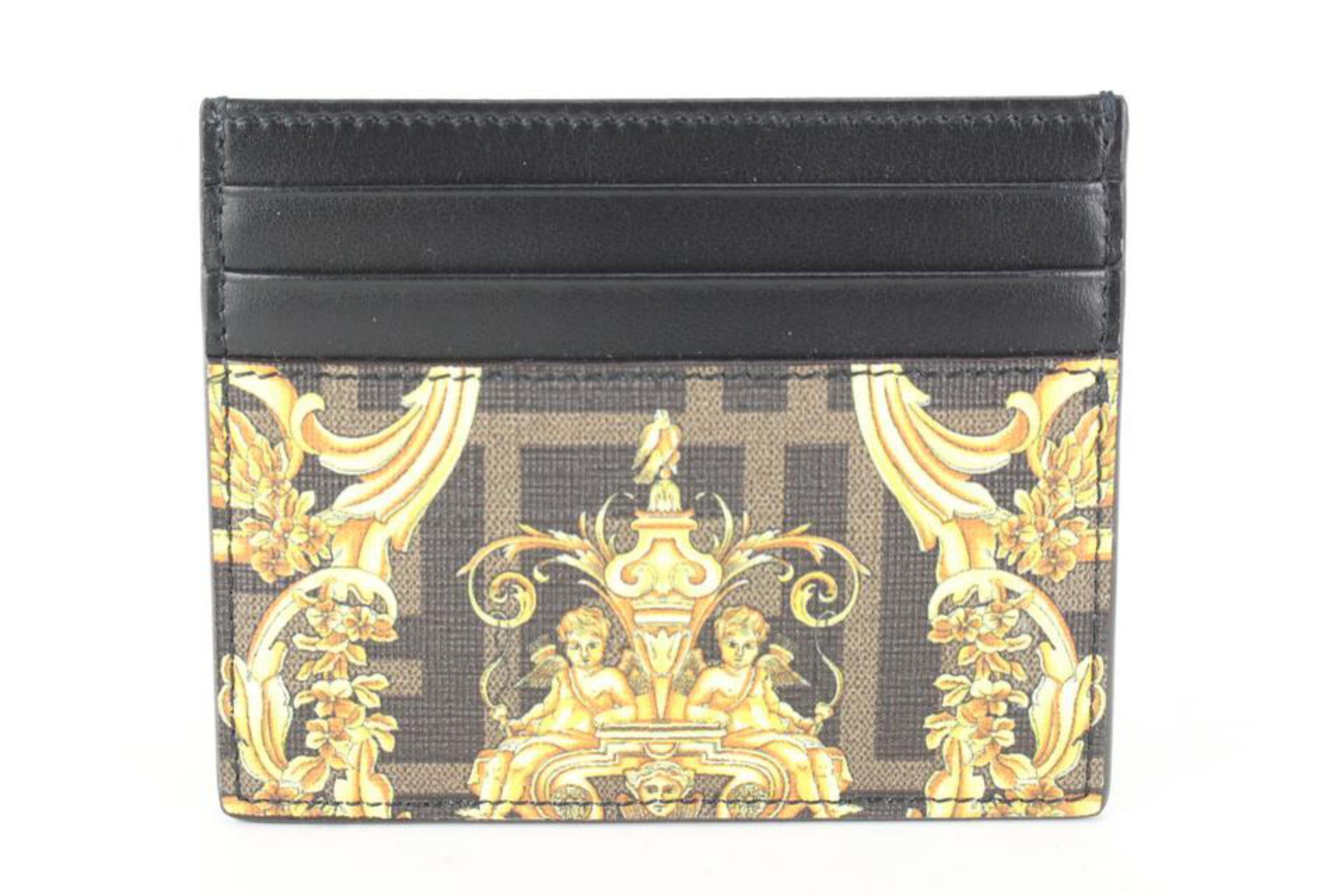 Fendi x Versace Fendace Card Holder Wallet Case 91v516s For Sale 1