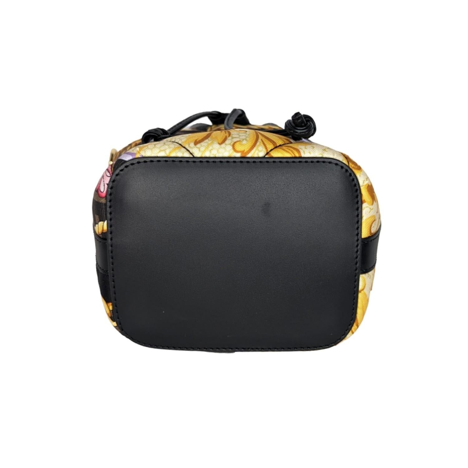 Women's or Men's Fendi x Versace Fendace Mon Tresor Zucca Baroque Bucket Bag