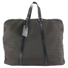 Fendi XL Brown Monogram FF Travel Fourre-tout 17f616s