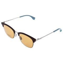 Fendi Yellow/Brown and Grey FF 0228/S Browline Sunglasses