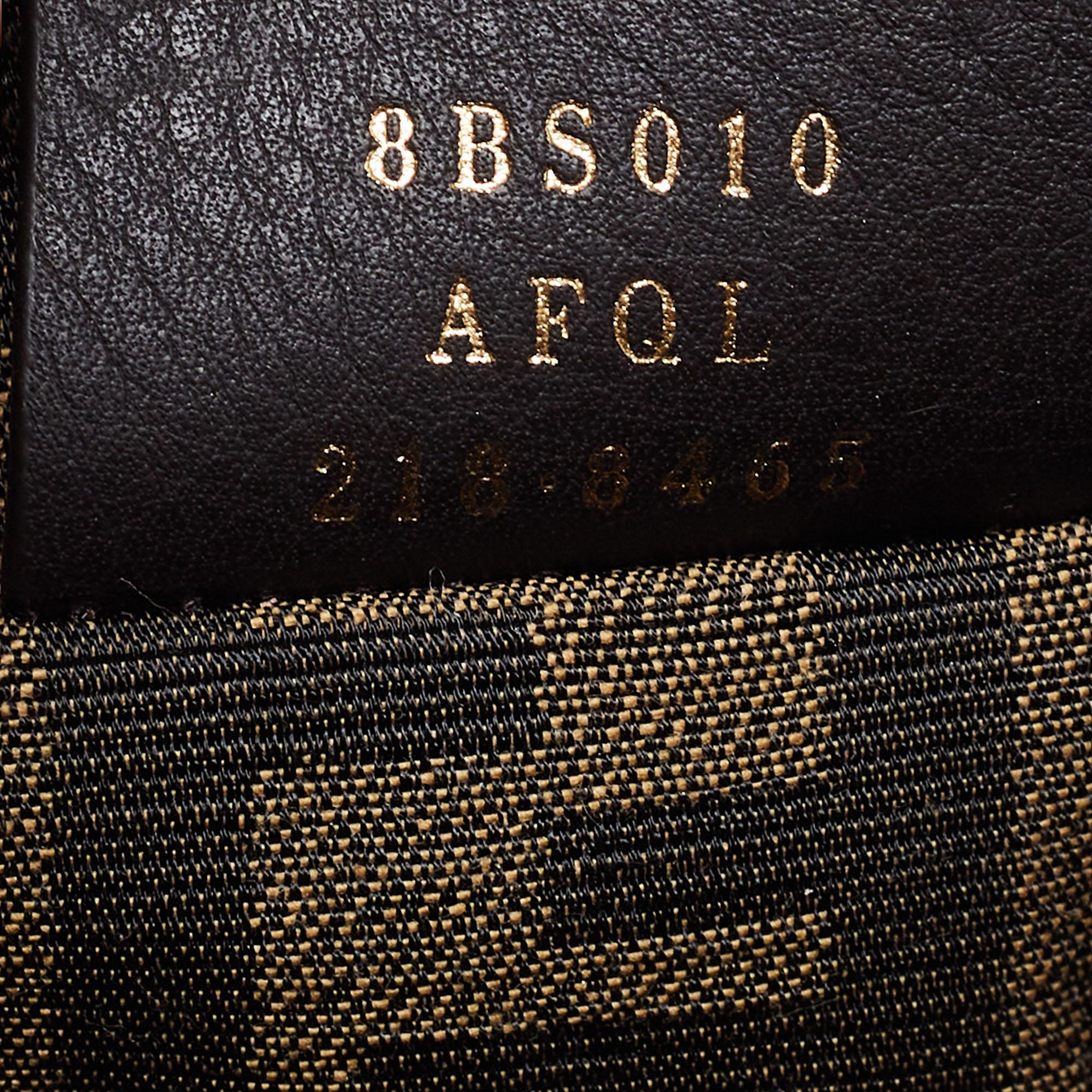 Fendi Yellow Crochet and Leather Mini Mon Tresor Drawstring Bucket Bag In Good Condition In Dubai, Al Qouz 2