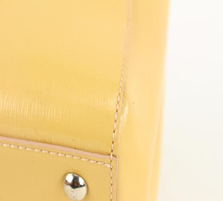 Fendi 2Jours 2way Umhängetasche aus gelbem Leder 920ff51 im Angebot 4