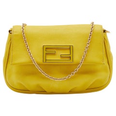 Fendi Zucchino Pochette - Red Shoulder Bags, Handbags - FEN271682