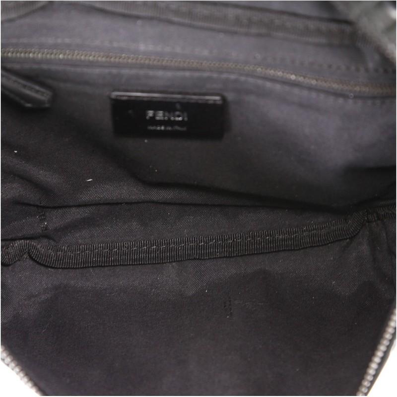 Women's or Men's Fendi Zip Waist Bag Zucca Embossed Leather