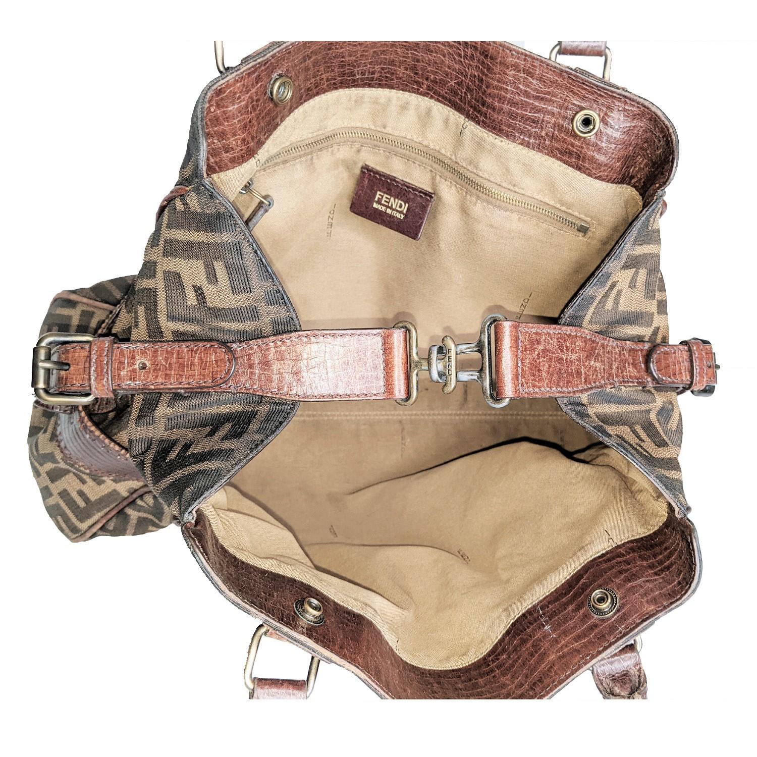Fendi Zucca Bag De Jour Tobacco Small Satchel 1