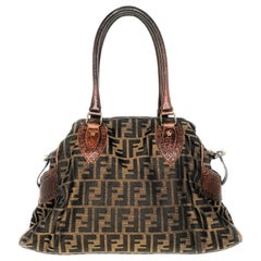 Fendi Zucca Bag De Jour Tobacco Small Satchel