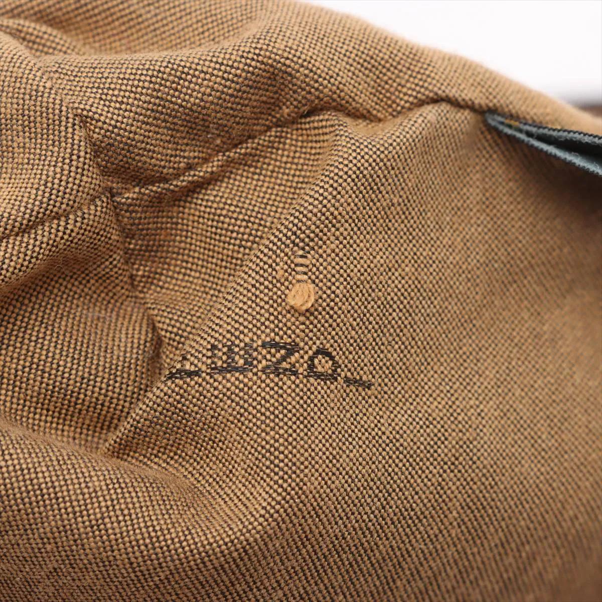 Fendi Zucca Canvas Leather Shoulder Bag Brown en vente 8