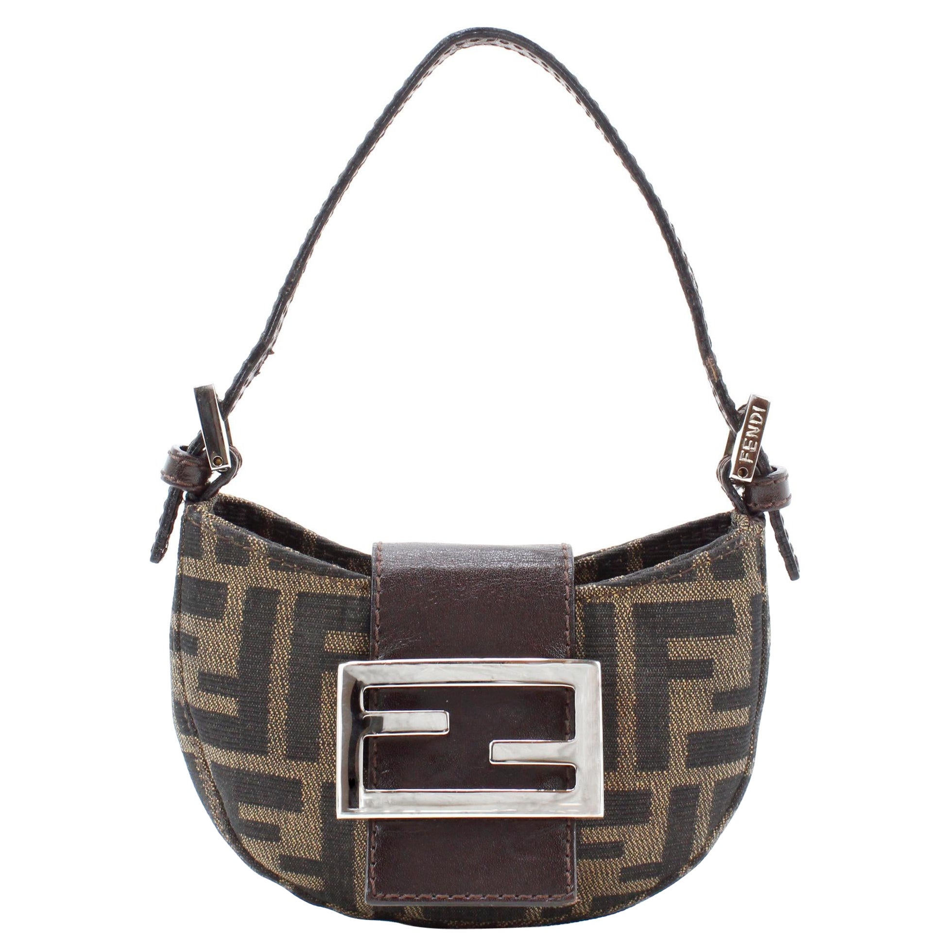 Fendi Zucca Croissant Baguette