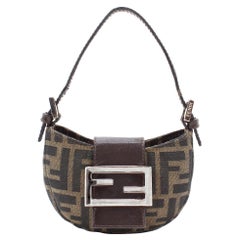 Fendi Zucca Croissant Baguette