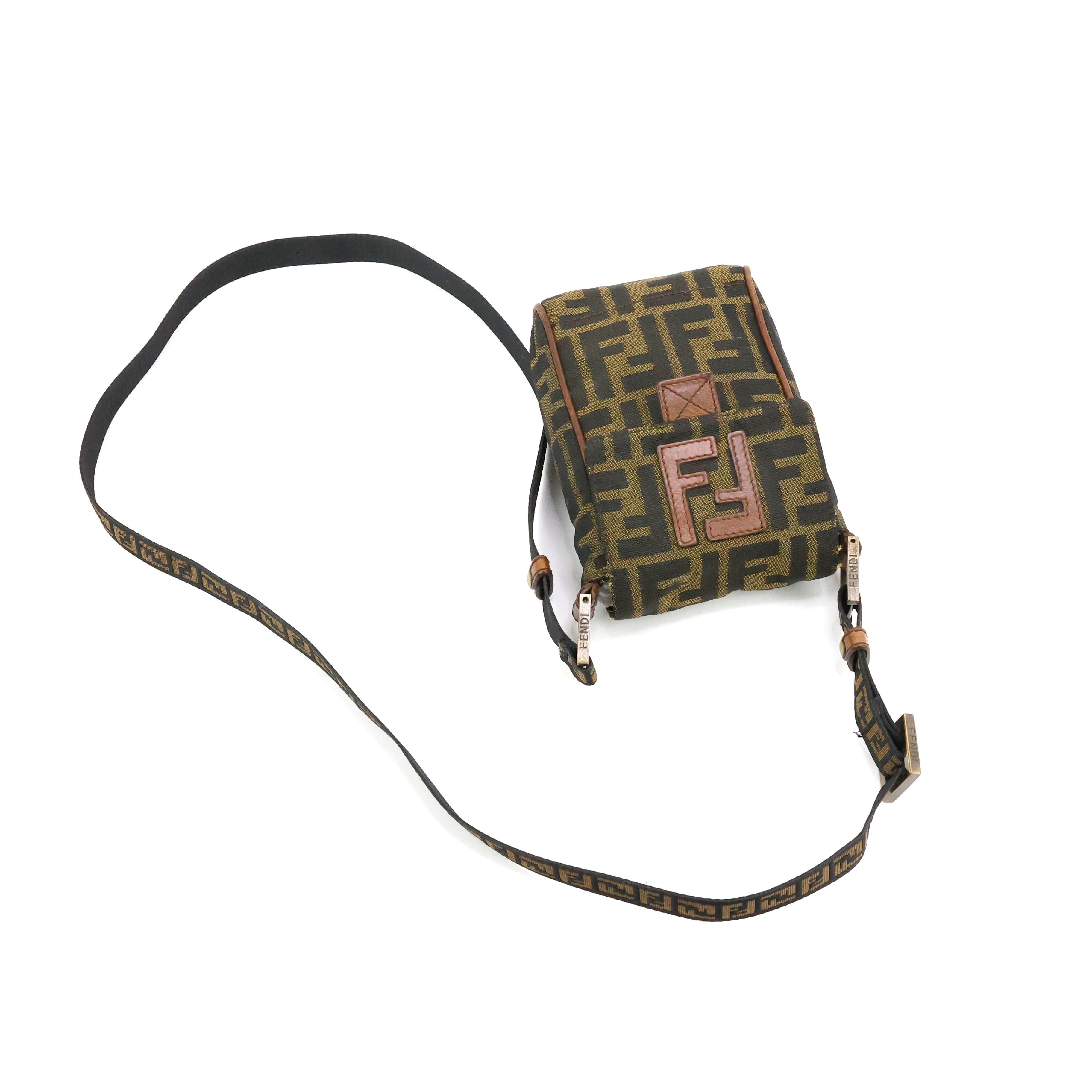 Fendi Zucca Crossbody Bag  For Sale 5