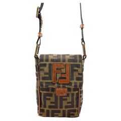 Vintage Fendi Zucca Crossbody Bag 