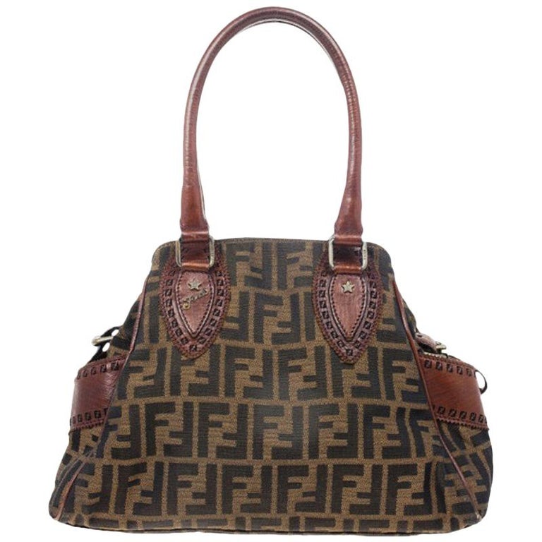 Fendi Zucca du Jour Handbag For Sale at 1stDibs | fendi du jour bag