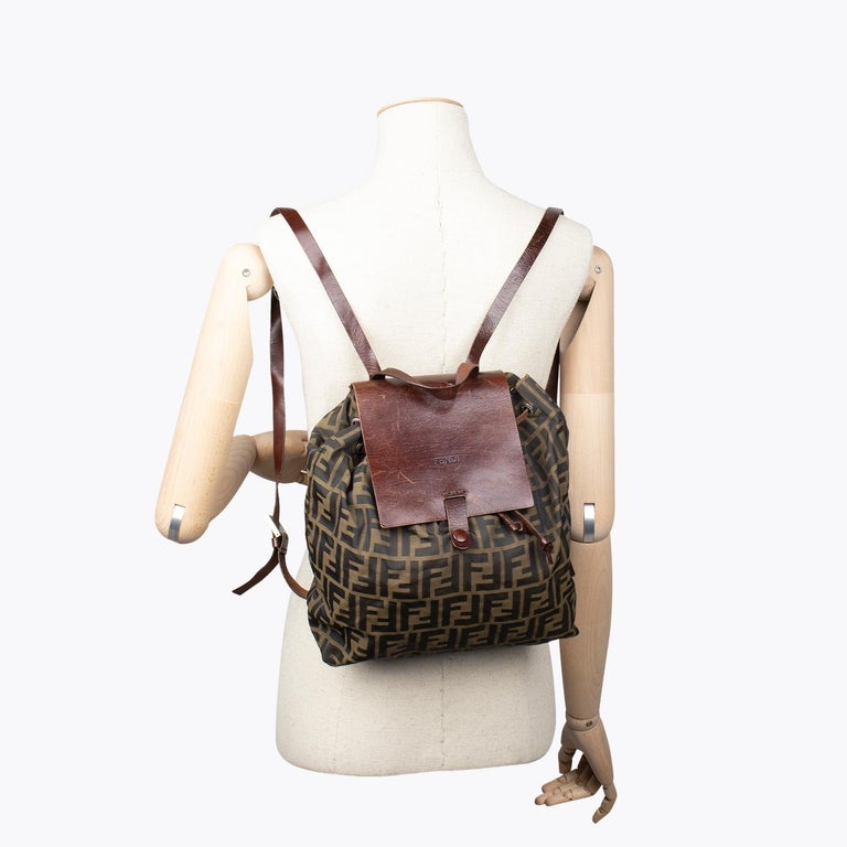 Fendi Zucca FF Backpack For Sale at 1stDibs | fendi zucca backpack