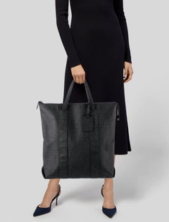 Fendi Zucca FF Coated Canvas North South Zip Tote