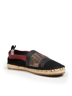 Fendi Zucca FF Mesh Espadrilles Size IT 37.5