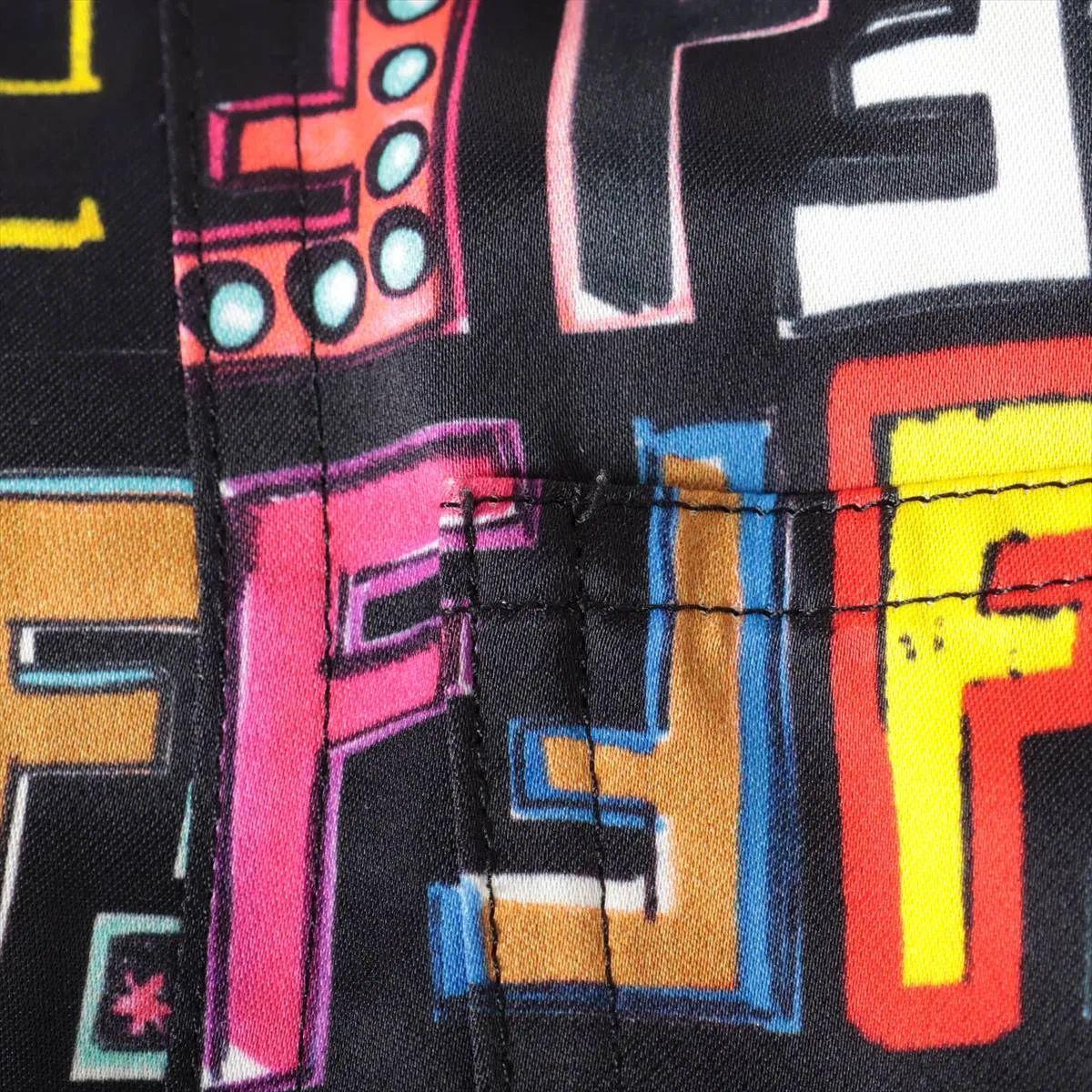 Fendi Zucca Hologram Polyester Rayon Pant Multicolor For Sale 8