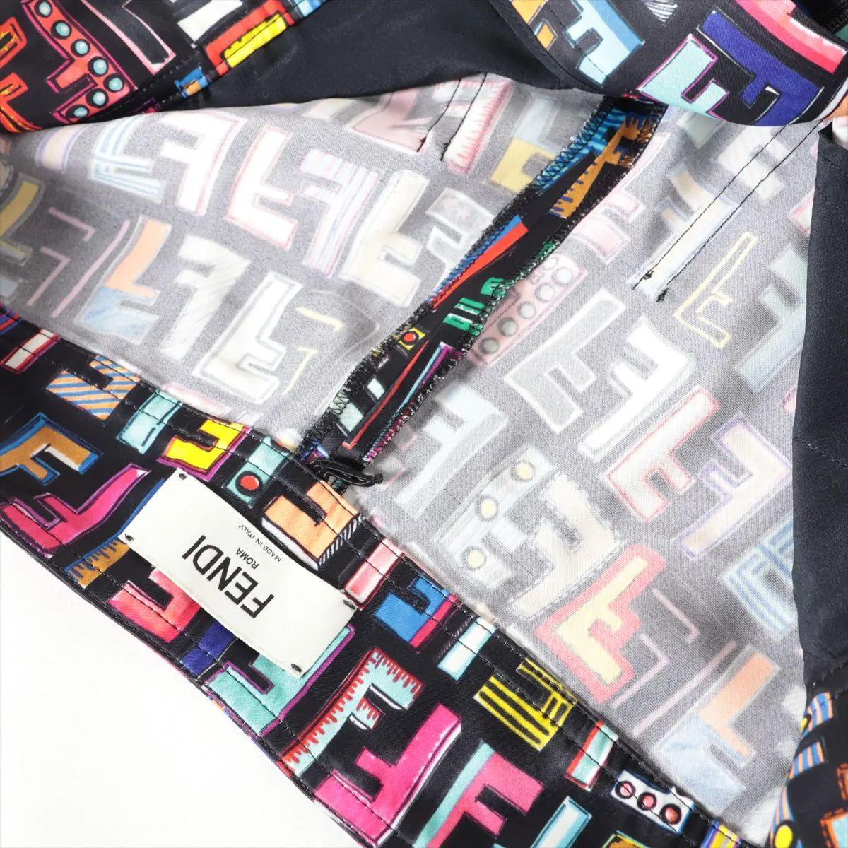 Women's Fendi Zucca Hologram Polyester Rayon Pant Multicolor For Sale