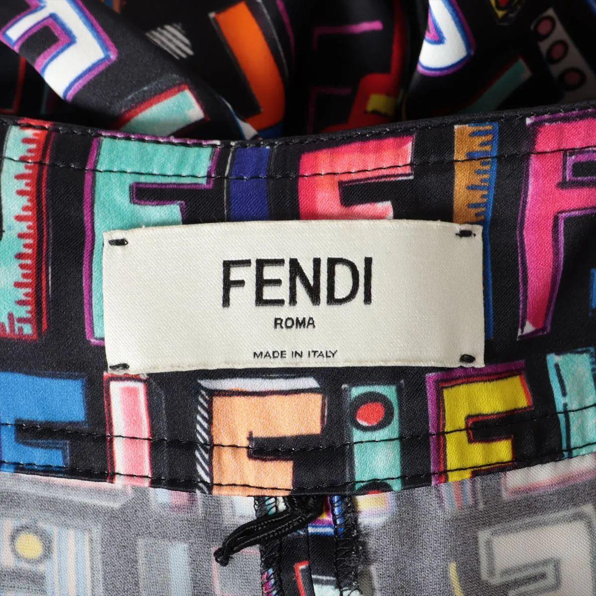Fendi Zucca Hologram Polyester Rayon Pant Multicolor For Sale 1