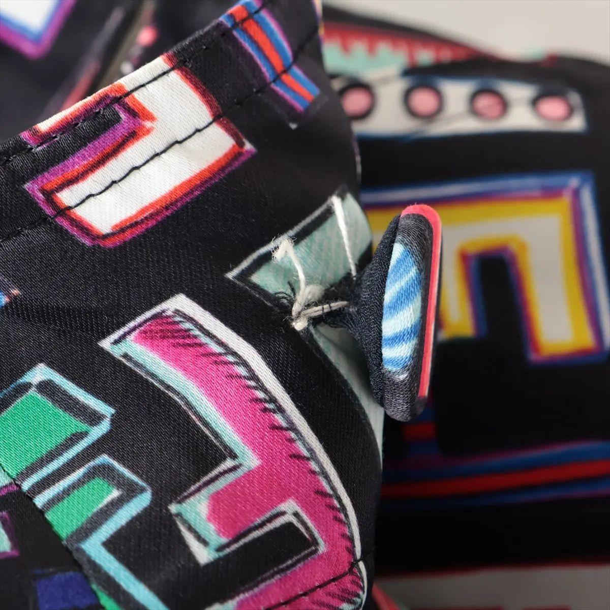 Fendi Zucca Hologram Polyester Rayon Pant Multicolor For Sale 4