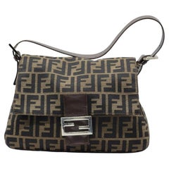 Fendi Zucca Mama Baguette in Tobacco