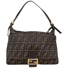 Fendi Zucca Mama Forever Baguette Shoulder Bag