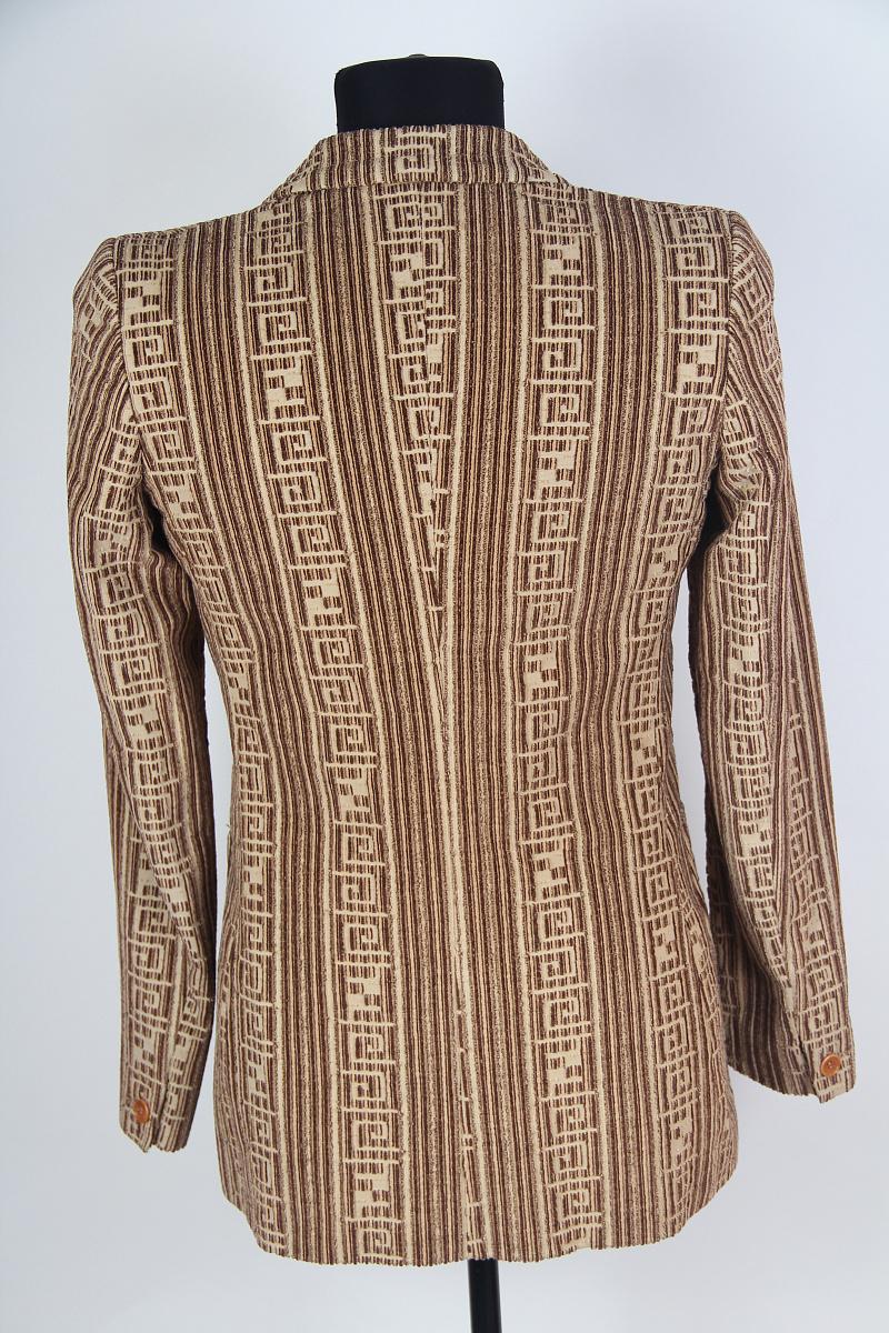 Fendi Zucca Monogram suit Vintage For Sale 2
